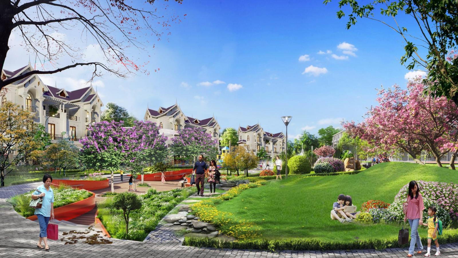 Khuôn viên và cảnh quan nội khu dự án