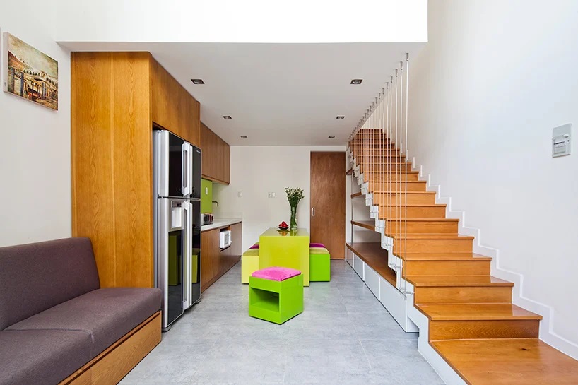 Nội thất mang màu sắc tươi sáng. nội thất màu sắc tươi sáng