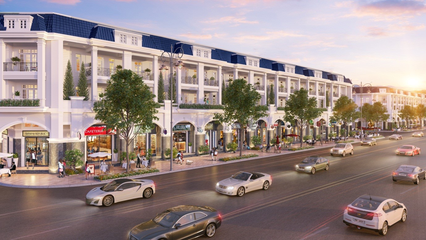 Theo đánh giá của giới kinh doanh bất động sản, bất động sản vùng ven liền kề TP.HCM đang là “mỏ vàng” chờ được khai thác. Một dãy shophouse nằm sát đường