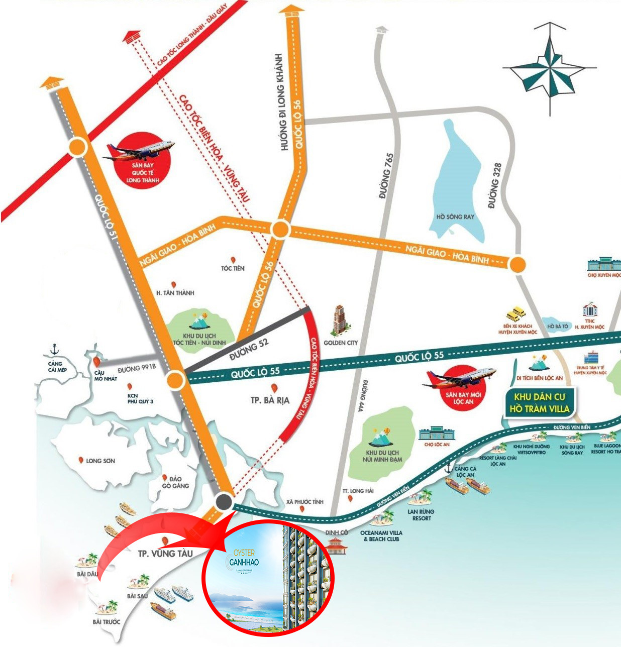 Phối cảnh Oyster Bay Vũng Tàu