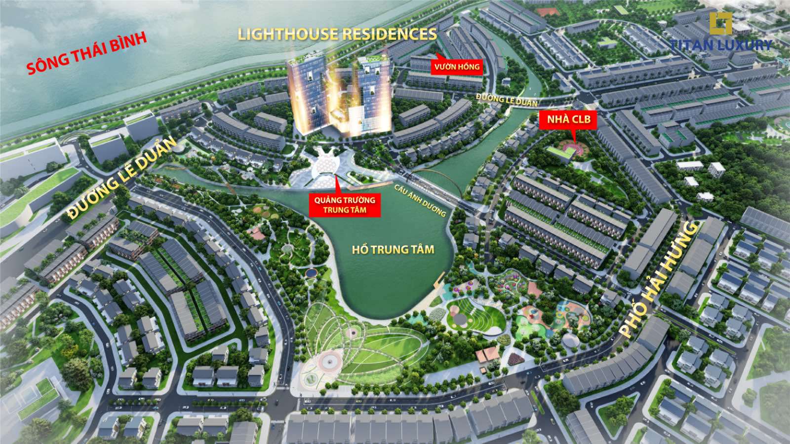Vị trí dự án Lighthouse Ecorivers Vị trí dự án Lighthouse Ecorivers trên bản đồ
