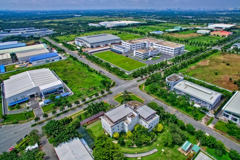 Hình ảnh một khu công nghiệp phía Bắc