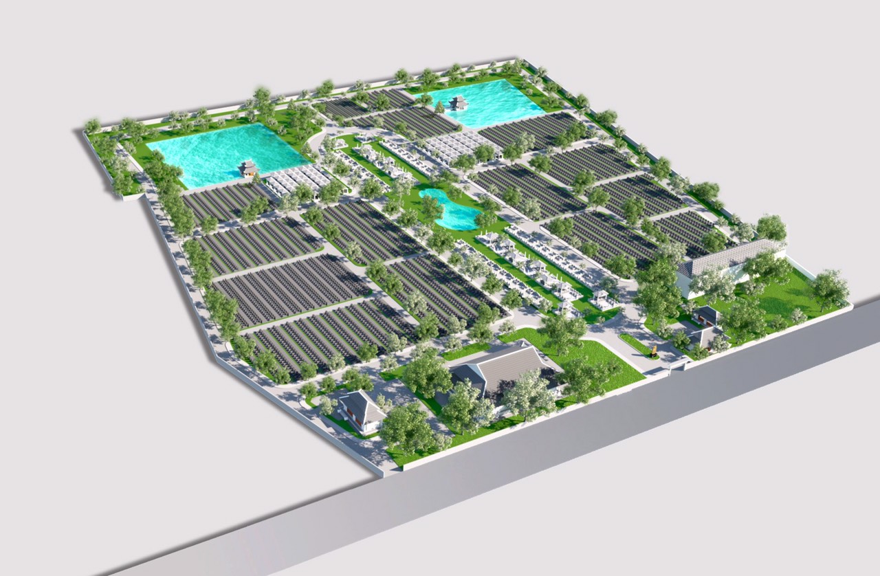 phối cảnh dự án nghĩa trang