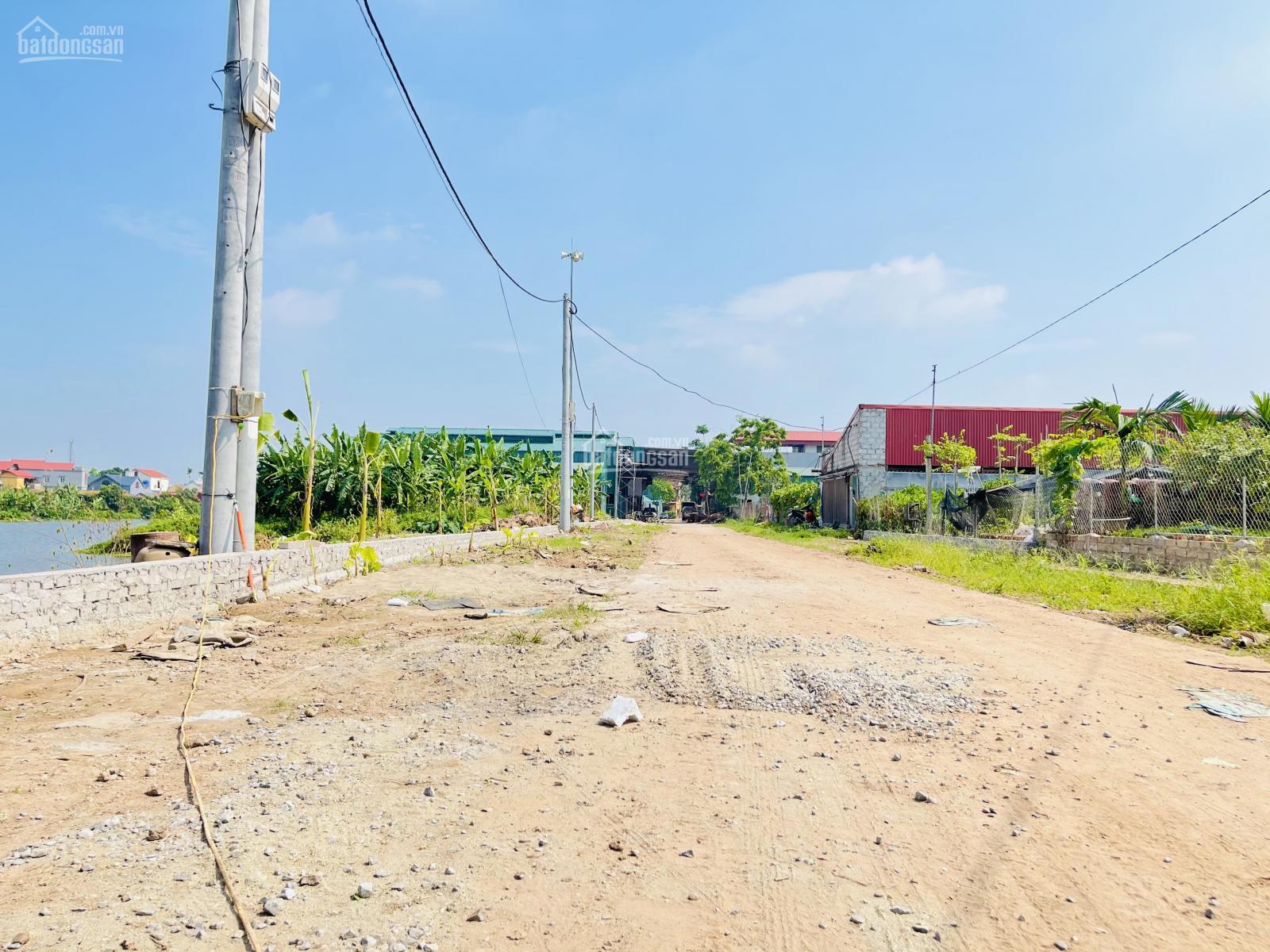 Khu đất nền tại Văn Giang rao bán trên Batdongsan.com.vn
