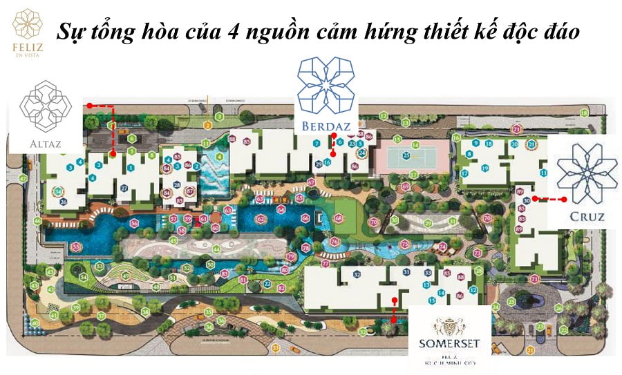 Mặt bằng Feliz En Vista