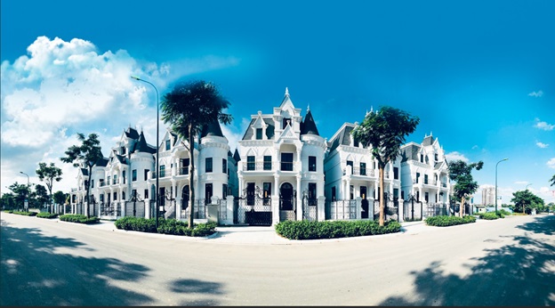 hình ảnh biệt thự lâu đài Green Center Villas