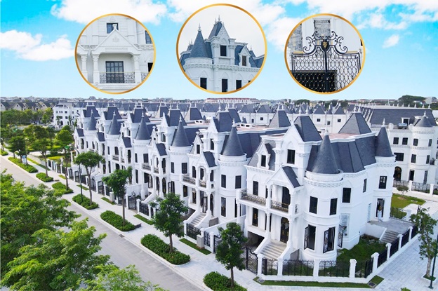 hình ảnh biệt thự lâu đài Green Center Villas