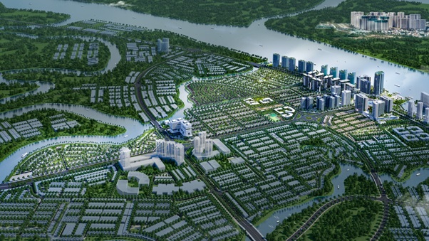Lợi thế vị trí giúp Izumi City nhanh chóng tiếp cận chuỗi tiện ích ngoại khu.