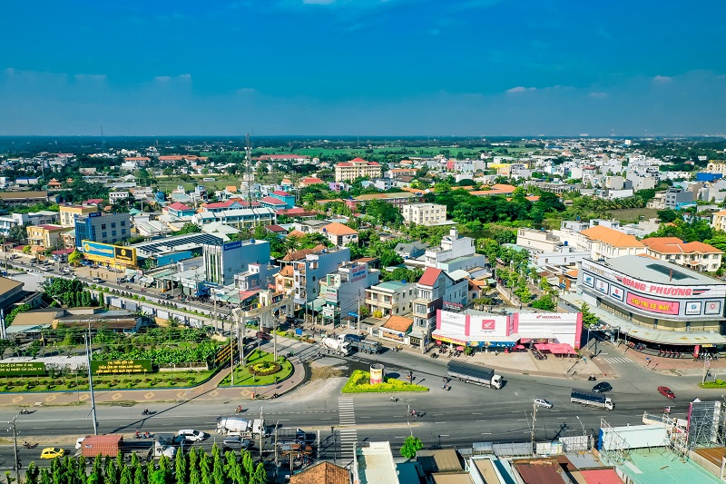 Khu vực Bến Lức đang phát triển sôi động