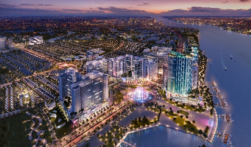 Quy hoạch theo 5 trục kết nối giúp cư dân tại Izumi City được đáp ứng đầy đủ mọi nhu cầu của cuộc sống.