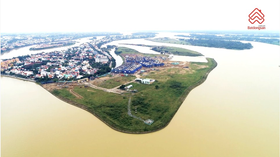 Hình ảnh thực tế thi công tại khu shophouse Hoian D’or