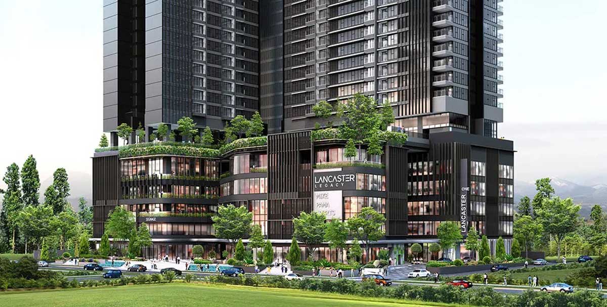 Cổng vào khu căn hộ cao cấp Lancaster Legacy