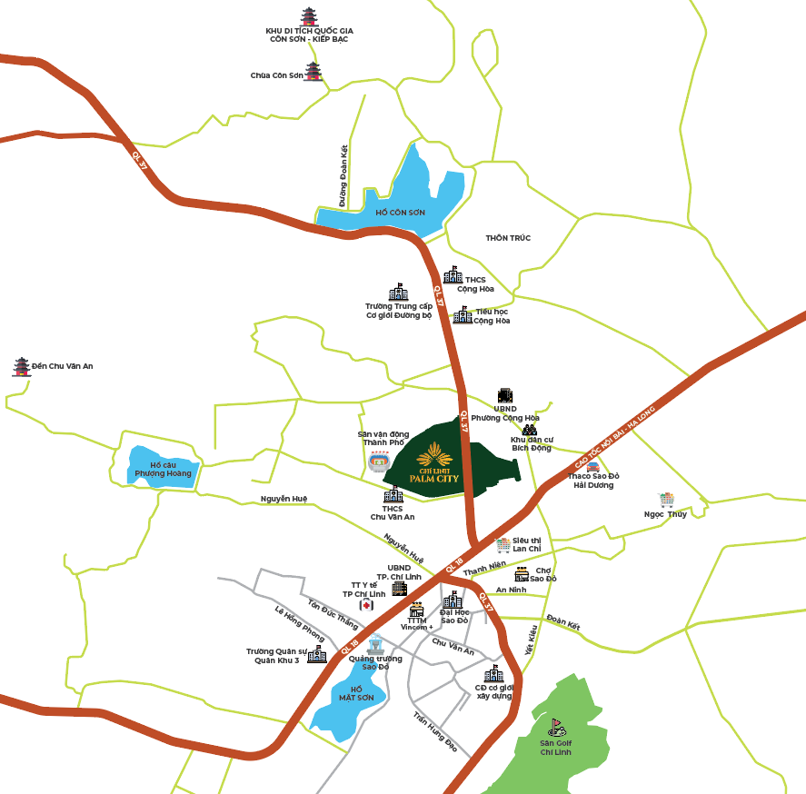 Khu đô thị Chí Linh Palm City