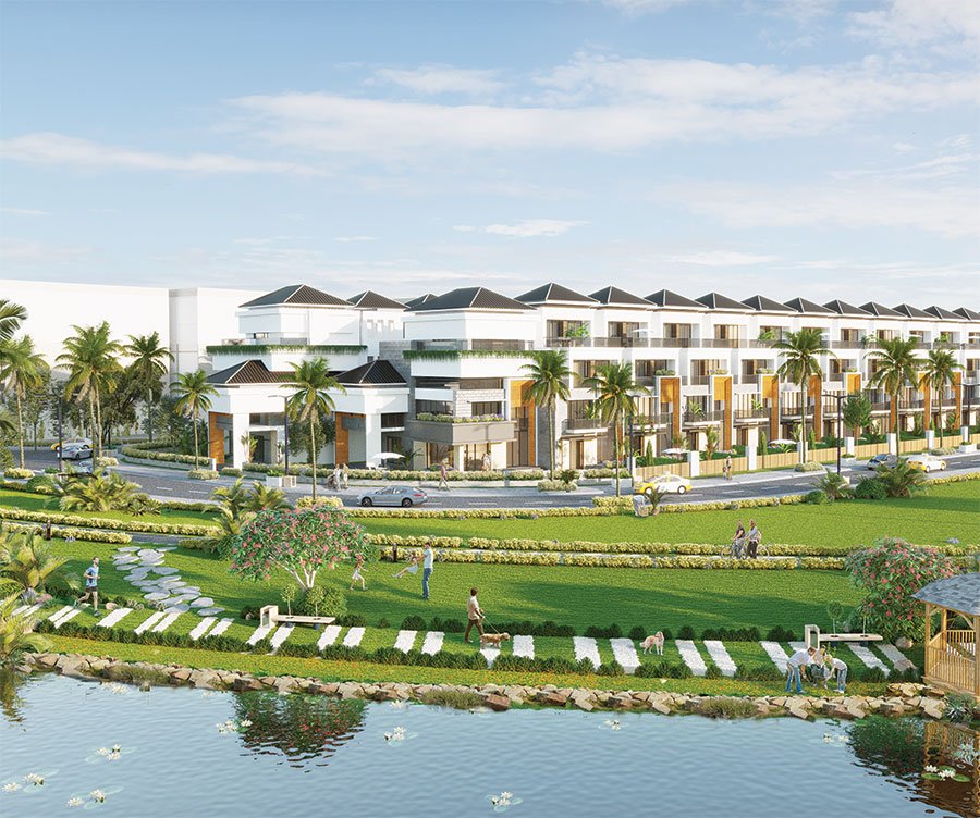 View sông và công viên xanh tại dự án Han River Village