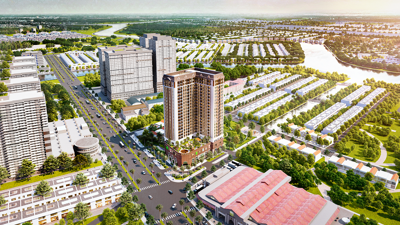 Phối cảnh tổng thể dự án Viva Plaza 