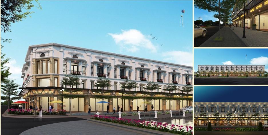 Phối cảnh căn nhà vườn với mặt tiền rộng rãi