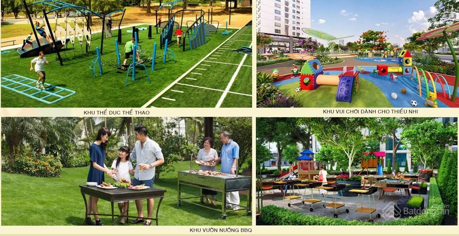 Hình ảnh khu công viên và mặt nước tại dự án An Đông Villas