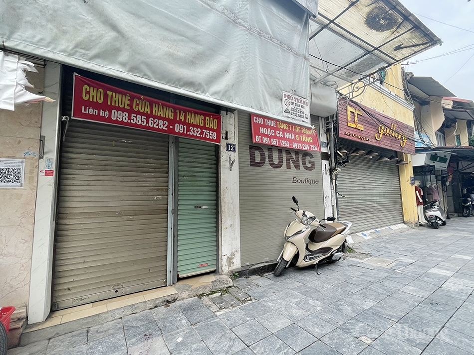 hình ảnh mặt bằng kinh doanh trong ngõ Hà Nội