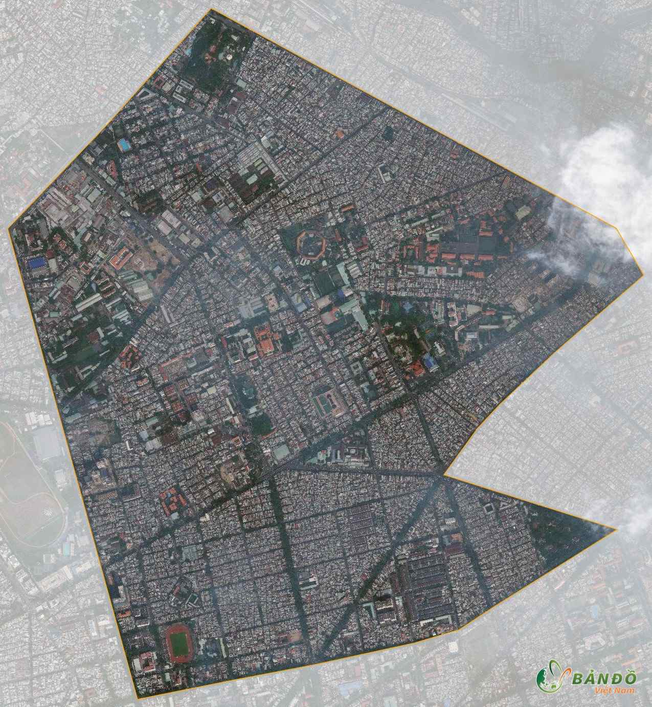 Bản đồ vệ tinh quận 10