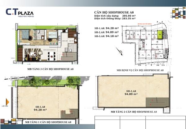 Ảnh căn hộ mẫu 5 tại C.T Plaza Nguyên Hồng