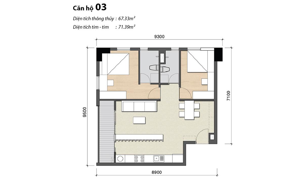 Căn hộ Hoàng Quốc Việt