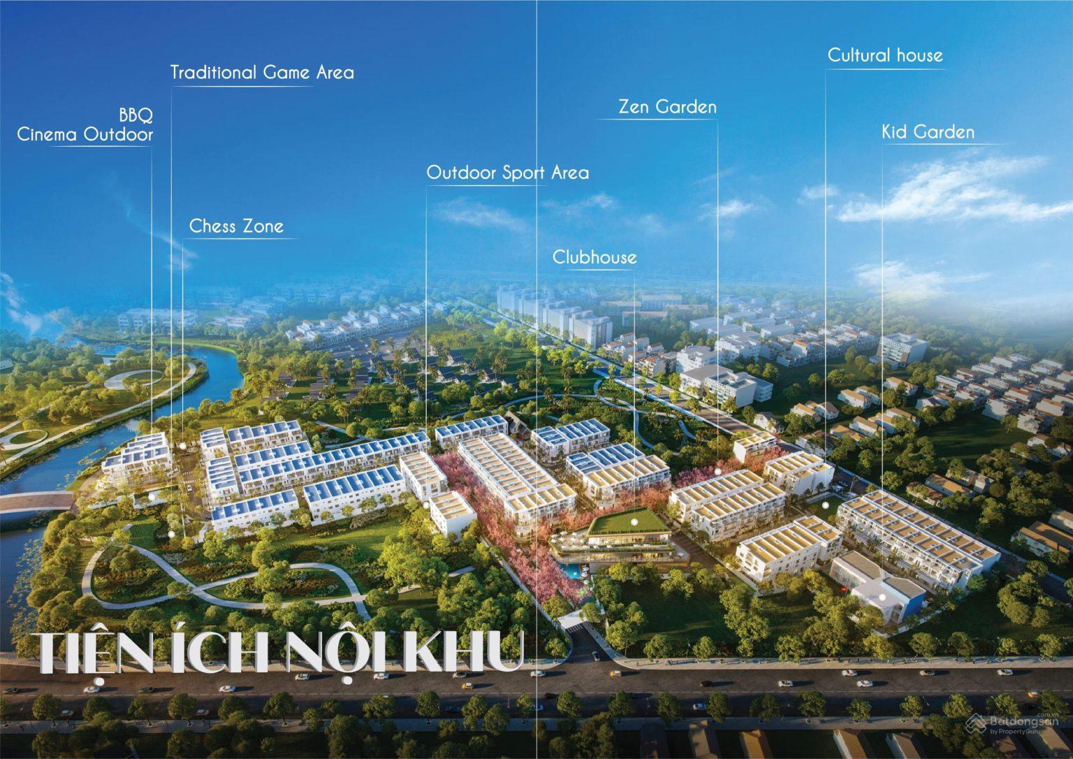 Ảnh minh họa khu nhà phố và shophouse Đất Nam Soluna