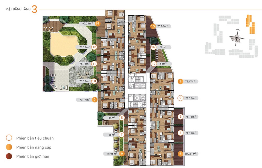 Mặt bằng block AK4