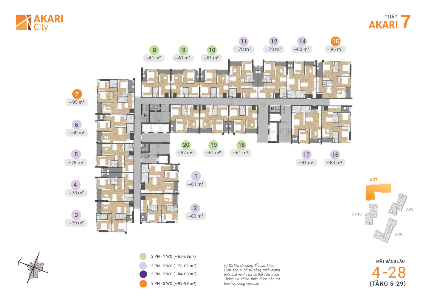 Mặt bằng tầng 5-29