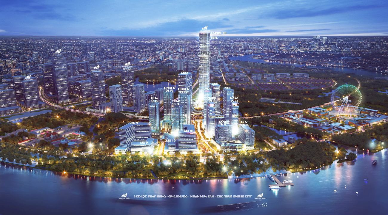 ảnh phối cảnh Empire City Thủ Thiêm