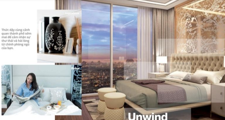 phòng ngủ căn hộ Tilia Residences