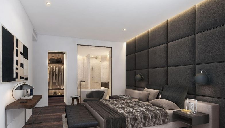 Phòng ngủ căn hộ Cove Residences