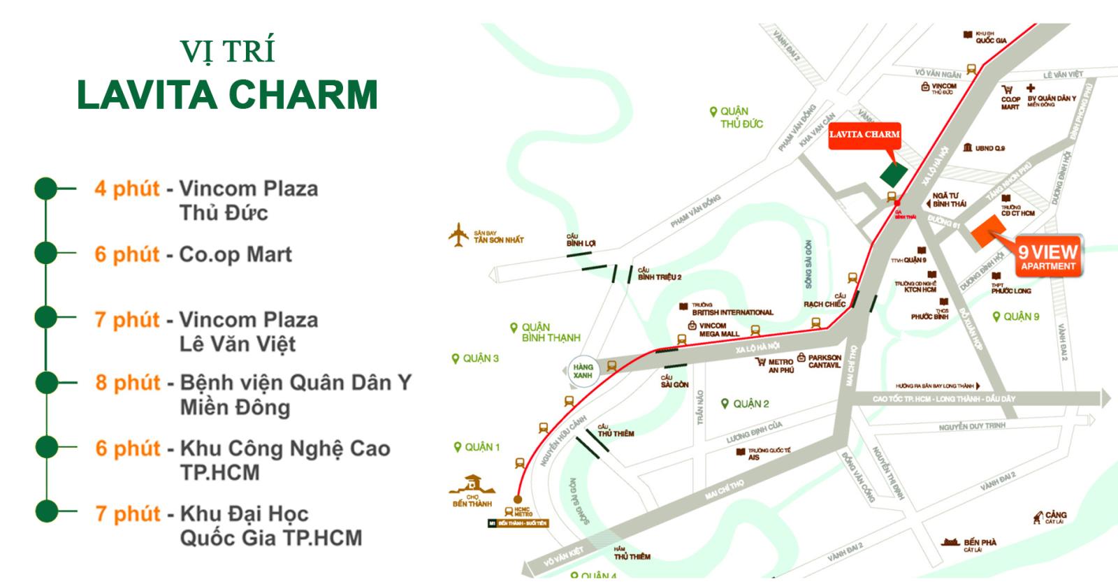 tiện ích Lavita Charm