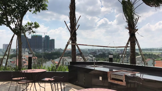 Khu vực BBQ ngoài trời