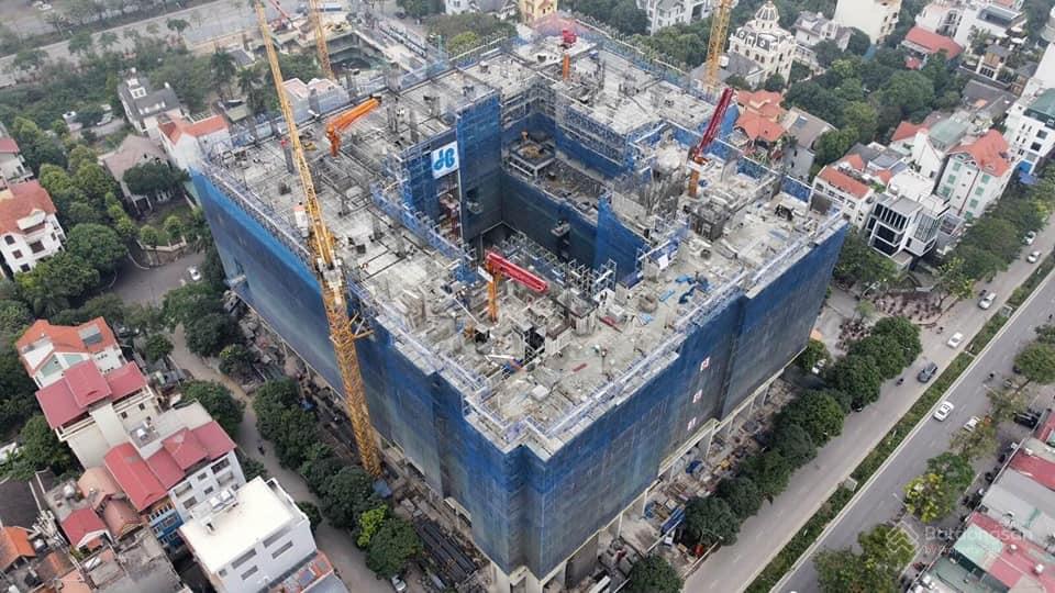 Tiến độ xây dựng Heritage West Lake năm 2023