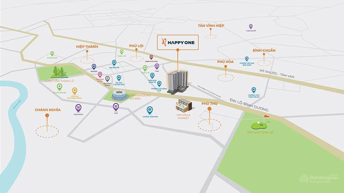 Phối cảnh dự án Happy One Sora