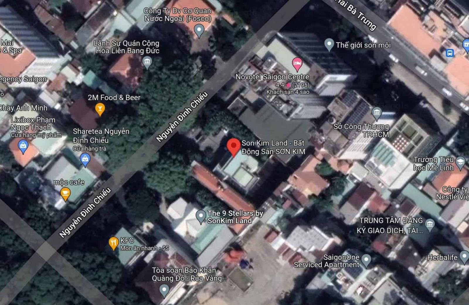Vị trí nhà mẫu Metropole Thủ Thiêm