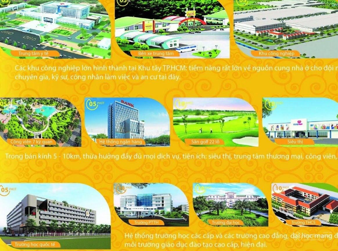 Minh họa hạ tầng giao thông khu vực Đức Hòa