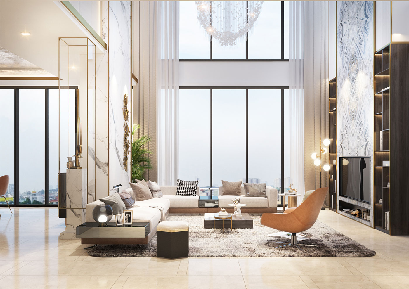 Phối cảnh nhà mẫu Thảo Điền Green