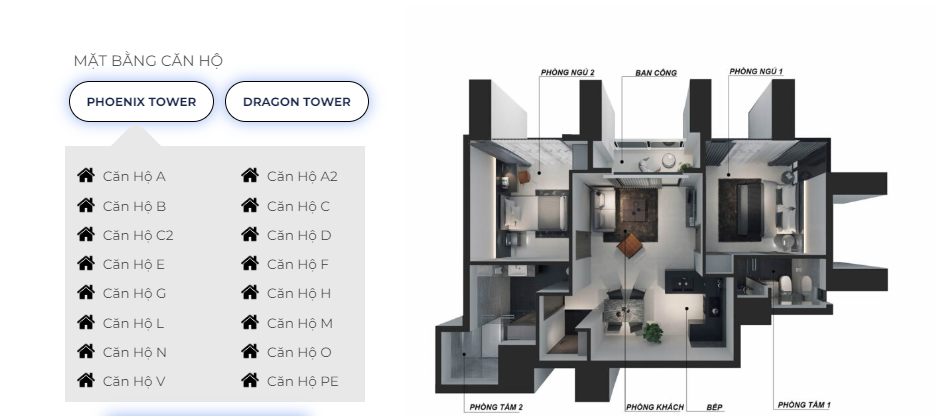Khu vực lễ tân sang trọng Landmark Tower
