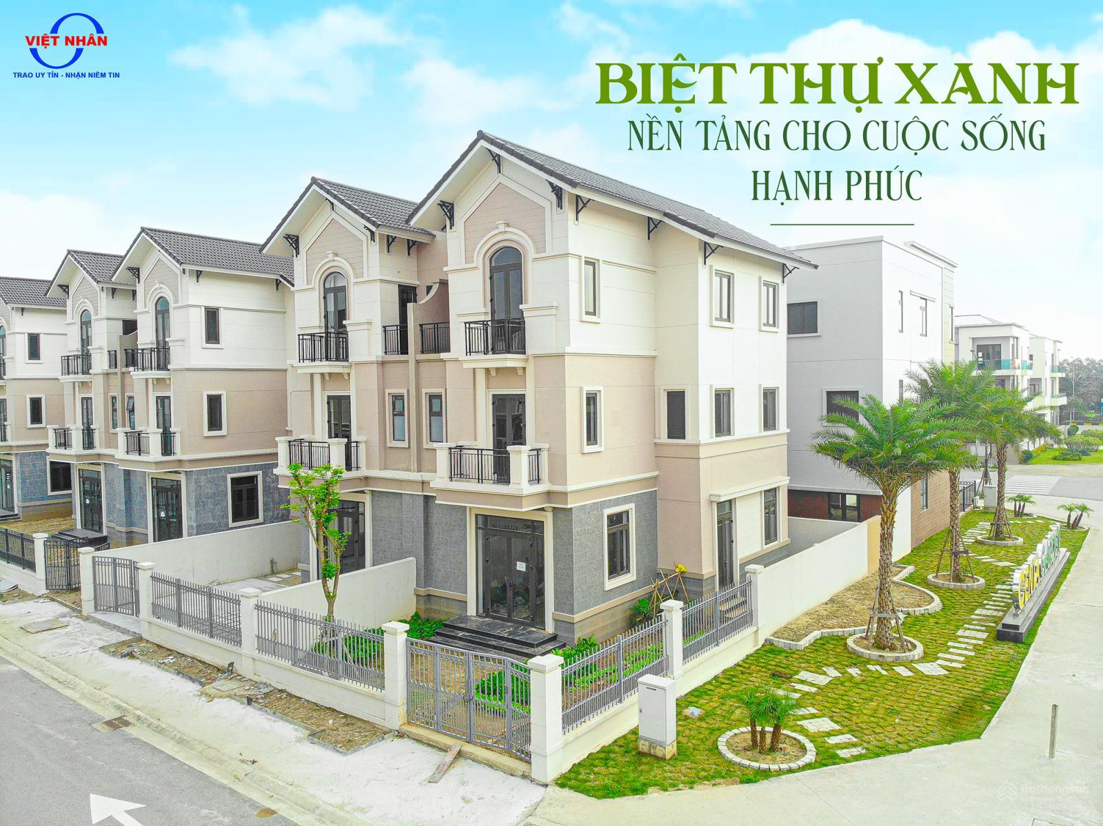 Hình ảnh khu biệt thự về đêm