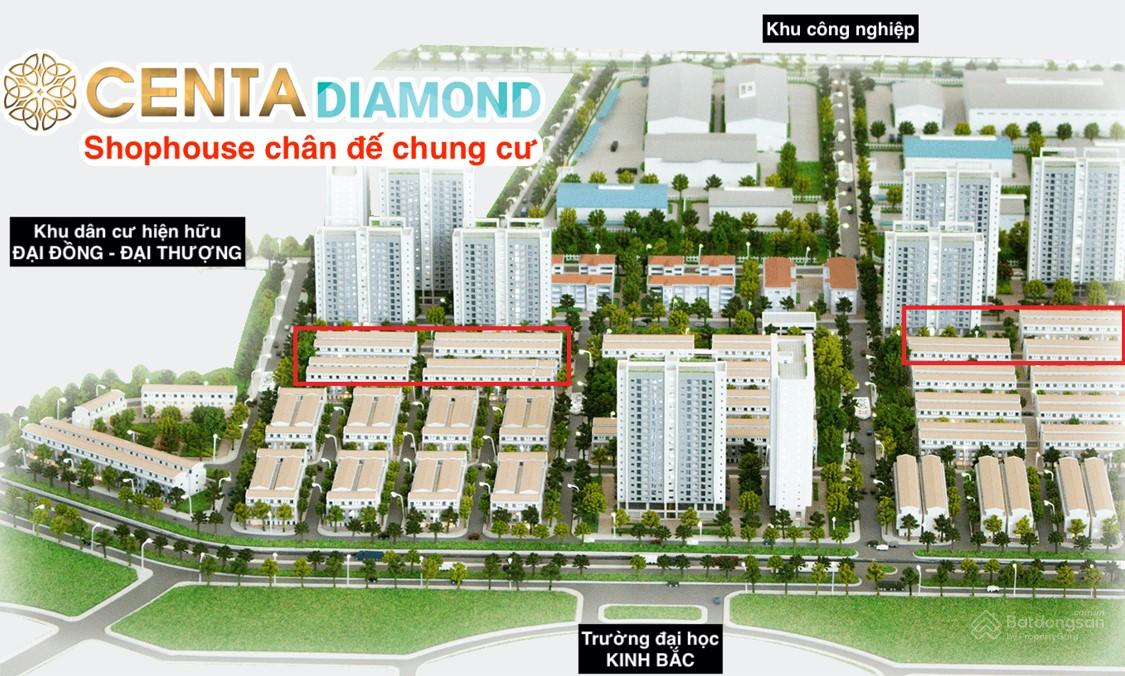 Phối cảnh dự án Centa Diamond