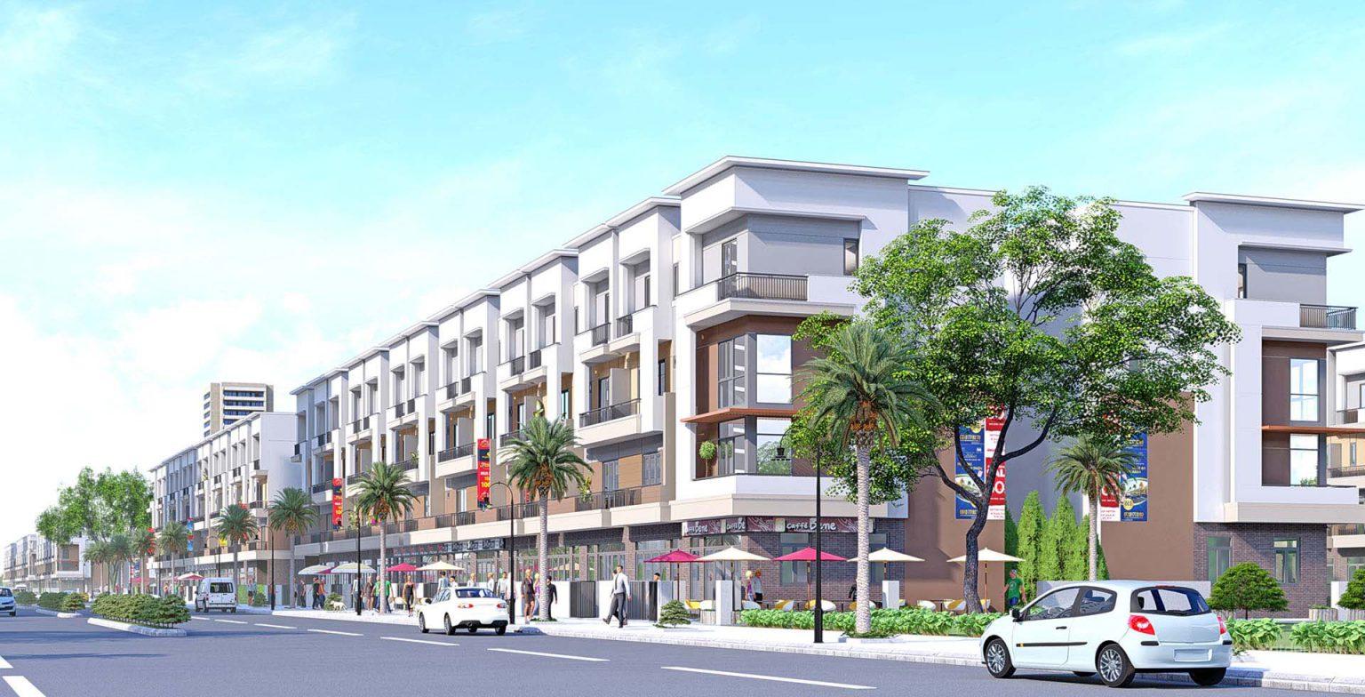 Cổng vào dự án Centa Diamond