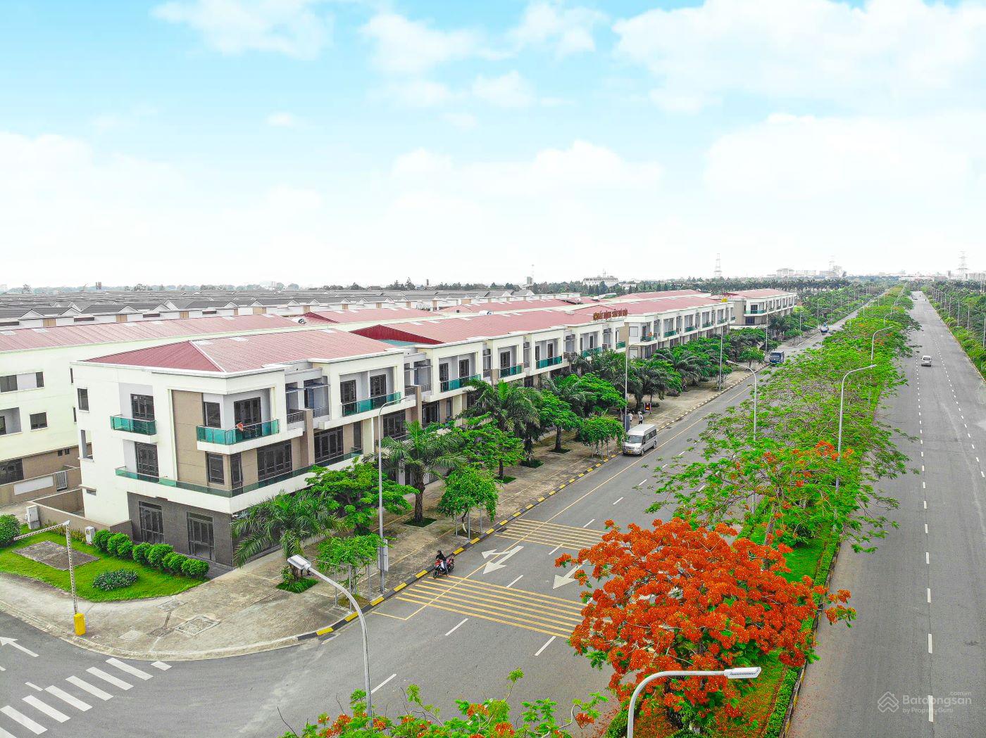 Hình ảnh đường nội khu đã hoàn thiện tại Centa City