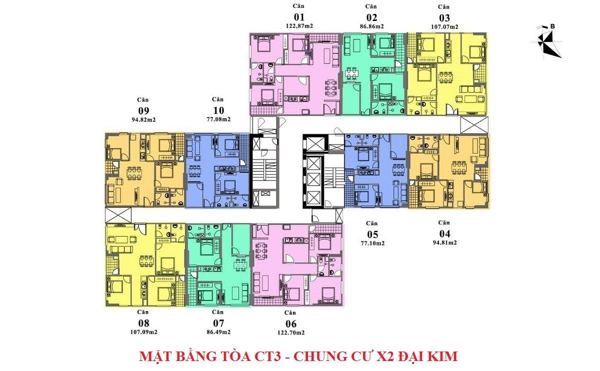 Chung cư X2 Đại Kim