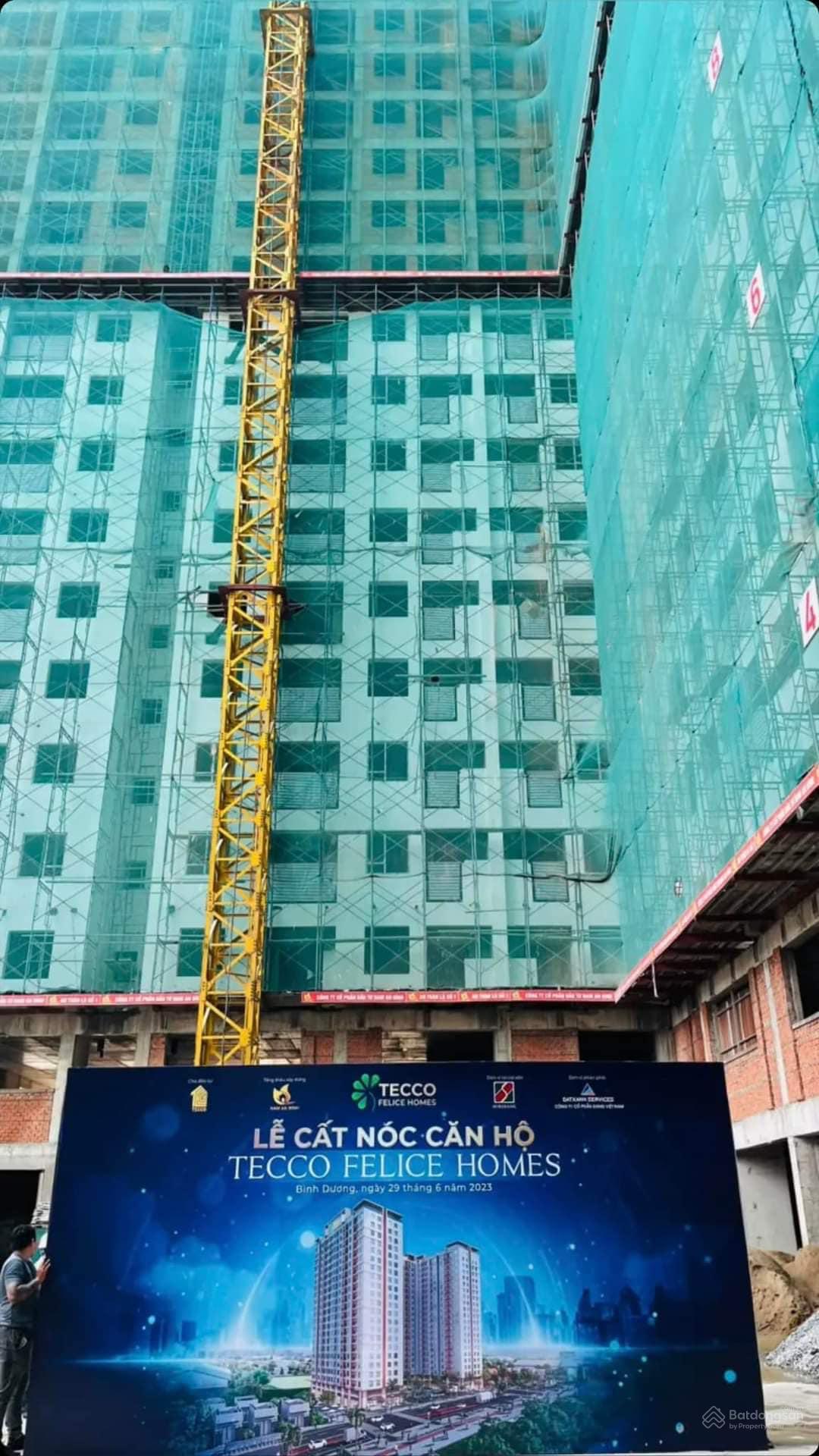 Hình ảnh dự án Chung cư An Phú cất nóc tháng 6/2023