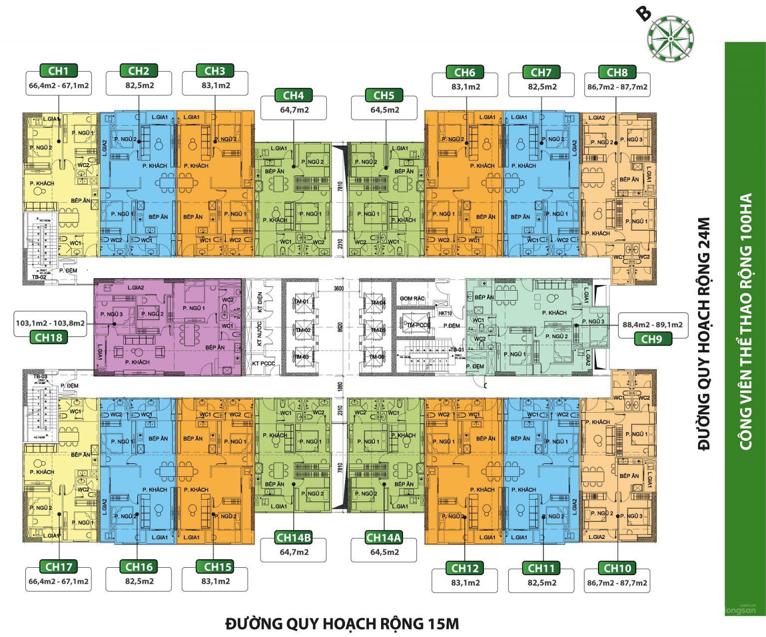 Thiết kế nội thất phòng khách căn hộ