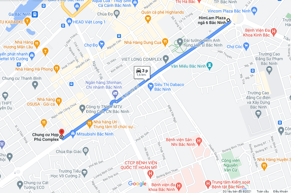 Phối cảnh dự án Hợp Phú Complex về đêm