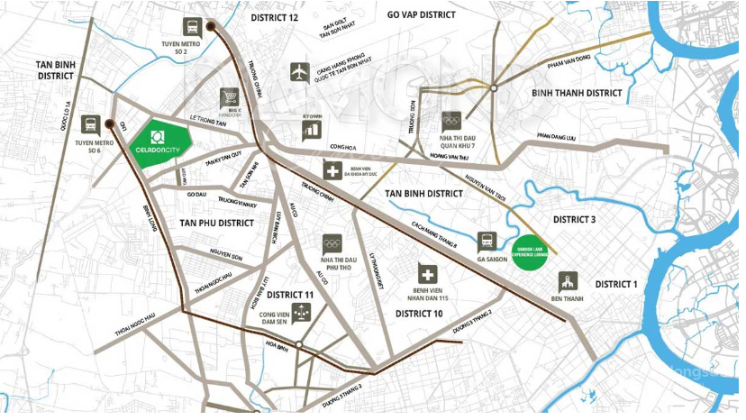 Hồ bơi tại khu căn hộ