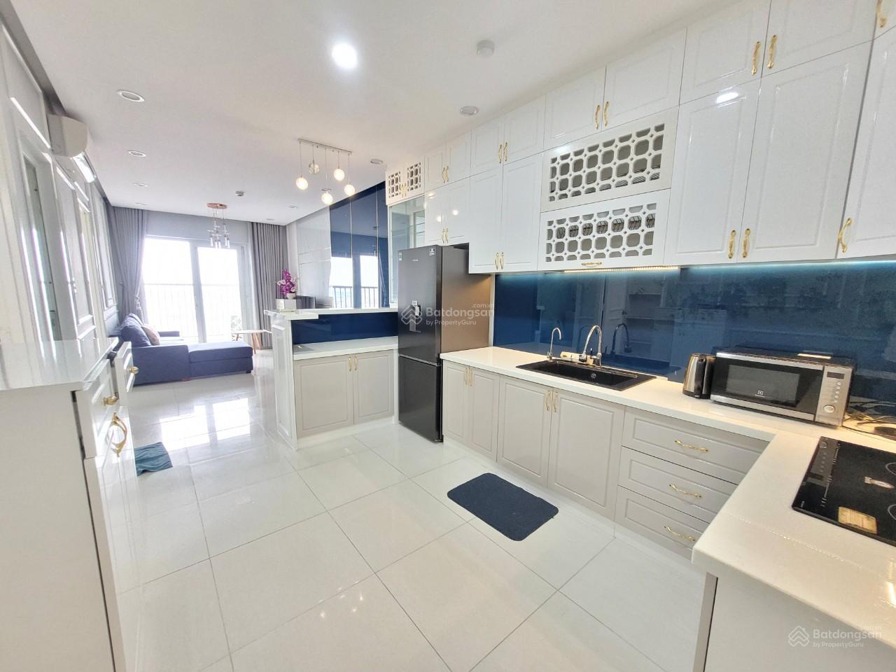 Không gian Căn hộ cho thuê 2PN 65m2 giá rẻ nhà mới sơn nội thất thiết kế phong cách Châu Âu cam kết chuẩn 100%