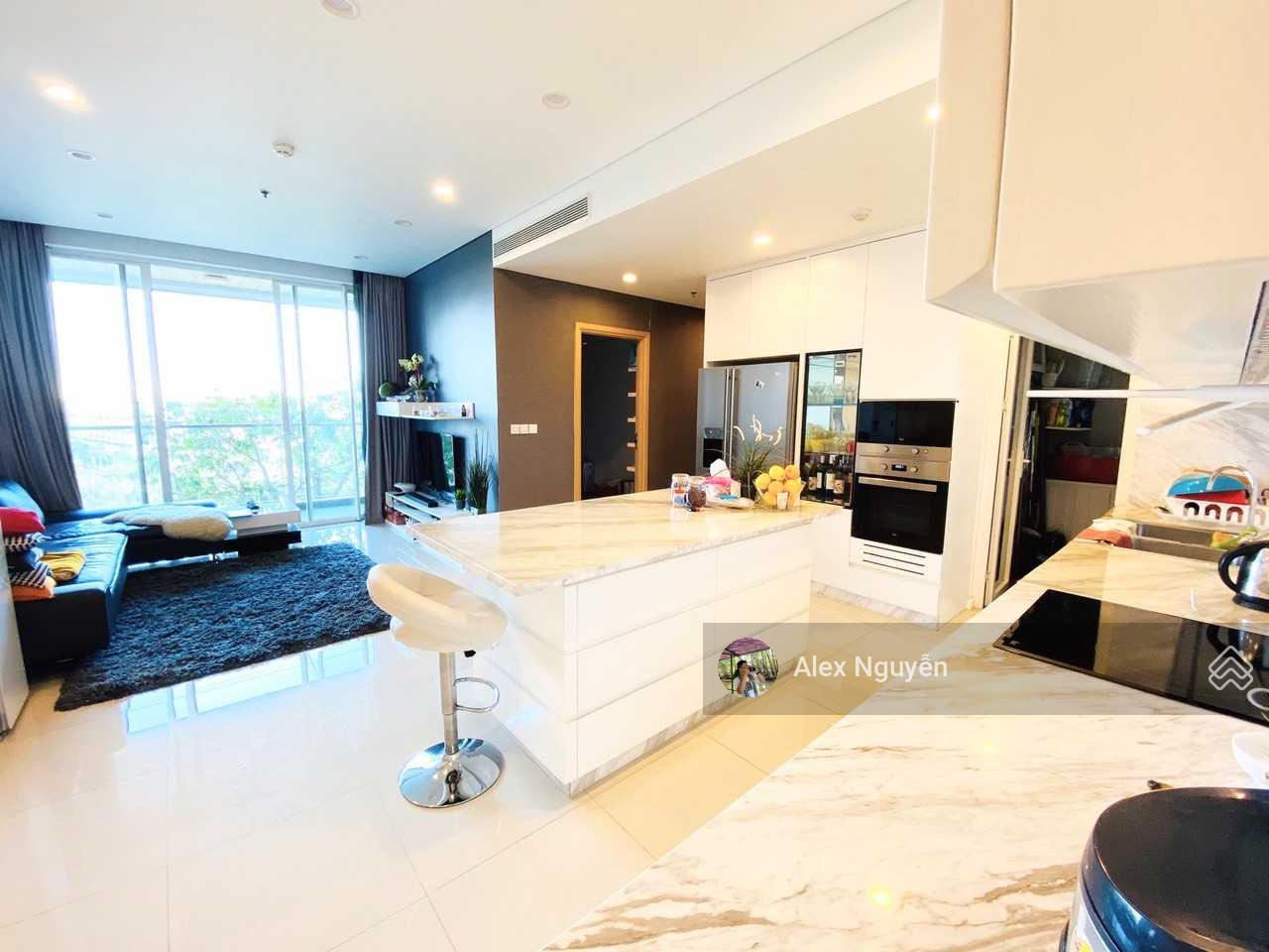 Không gian Cho thuê căn hộ cao cấp Sarimi Đại Quang Minh 2PN view công viên Sala. Giá thuê 28tr/1 tháng
